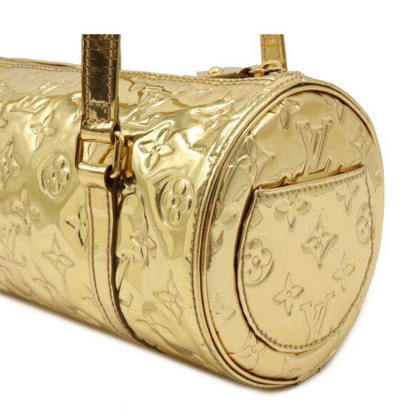 Authentic LOUIS VUITTON Limited Edition Gold Papillon Monogram Shoulder Bag LV - Picture 8 of 13